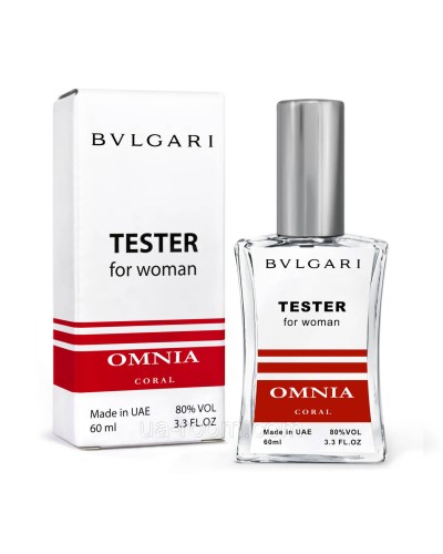 Тестер жіночий Bvlgari Omnia Coral, 60мл. NEW