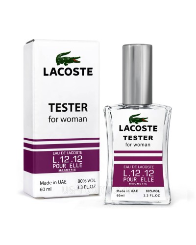 Тестер жіночий Lacoste L.12.12 Pour Elle Magnetic 60 мл. NEW