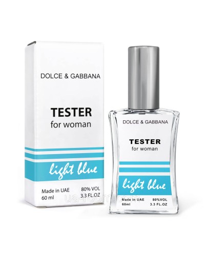 Тестер жіночий DOLCE&GABBANNA Light Blue woman, 60 мл. NEW