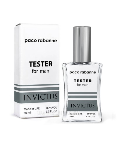 Тестер чоловічий Paco Rabanne Invictus, 60 мл. NEW