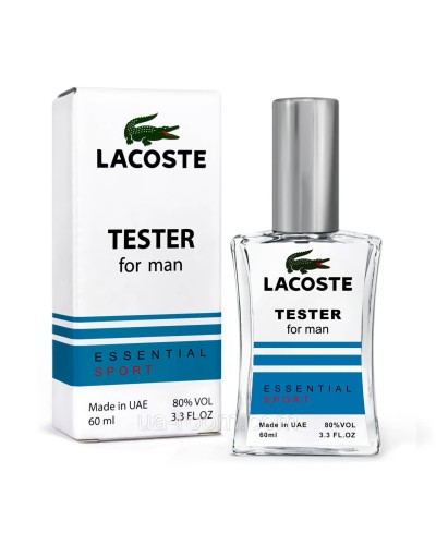 Тестер чоловічий Lacoste Essential sport, 60 мл. NEW