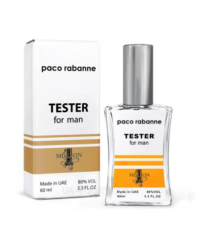 Тестер чоловічий Paco Rabanne 1 Million, 60 мл. NEW