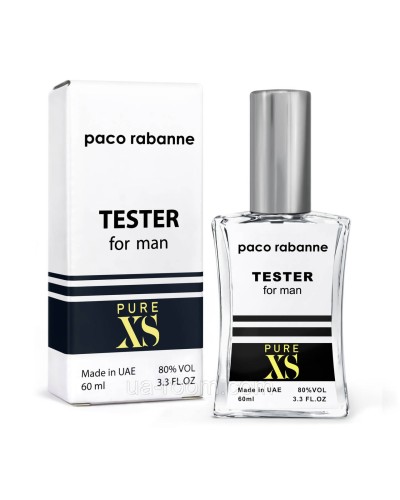 Тестер чоловічий Paco Rabanne Pure XS, 60 мл. NEW