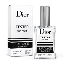 Тестер чоловічий Christian Dior Sauvage Parfum, 60 мл. NEW