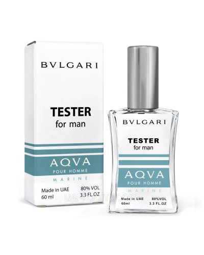 Тестер мужской Bvlgari Aqva Pour Homme Marine, 60 мл. NEW