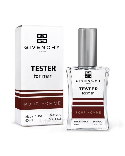 Тестер чоловічий Givenchy Pour Homme, 60 мл. NEW