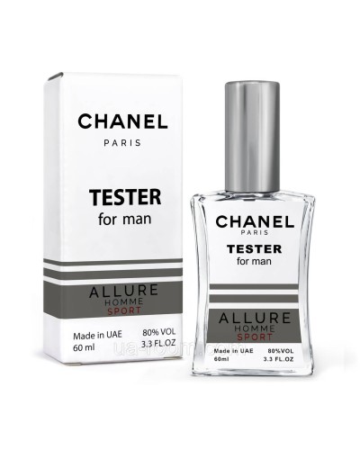 Тестер мужской CHANEL Allure Homme Sport, 60 мл. NEW