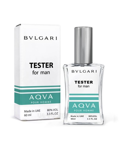 Тестер мужской Bvlgari Aqua Pour Homme, 60 мл. NEW