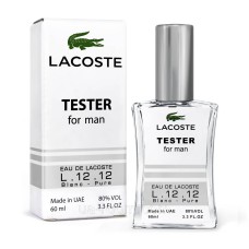 Тестер чоловічий Lacoste eau de lacoste L.12.12 Blanc – Pure, 60 мл. NEW