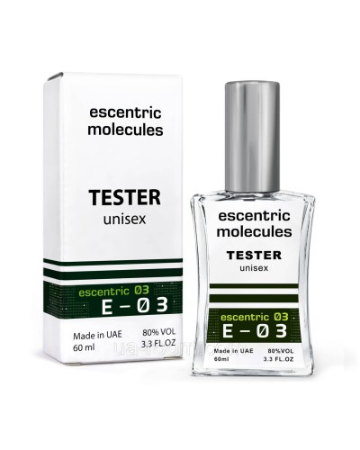 Тестер унисекс Escentric Molecules Escentric 03, 60 мл. NEW