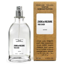 Тестер женский Zadig and Voltaire This is Her, 67 мл.