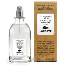 Тестер жіночий Lacoste Eau De L.12.12 Pour Elle Sparkling, 67 мл.