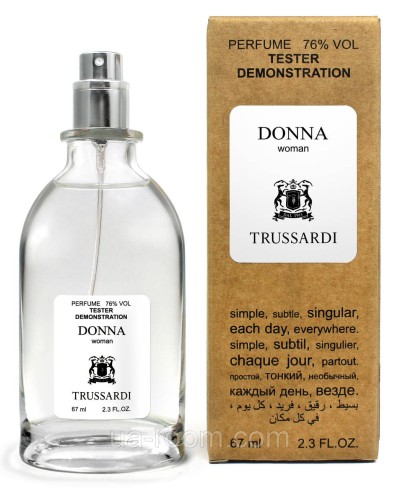 Тестер жіночий Trussardi Donna, 67мл.