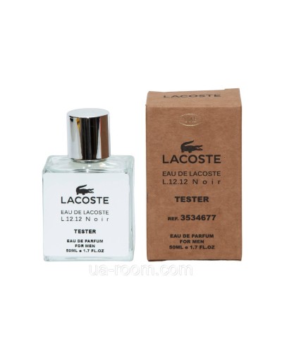 Тестер Dubai чоловічий Lacoste Eau De Lacoste L.12.12 Noir, 50 мл.