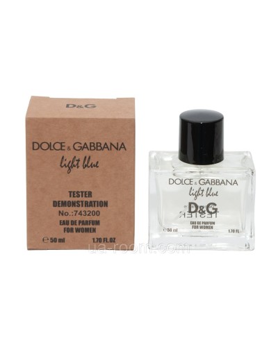 Тестер DUBAI жіночий Dolce&Gabbana Light blue woman, 50 мл.