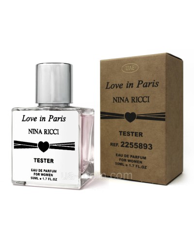 Тестер DUBAI женский Nina Ricci Love in Paris, 50 мл.