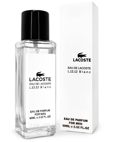 Тестер чоловічий (кольоровий) Lacoste eau de lacoste L.12.12 Blanc 60 мл.