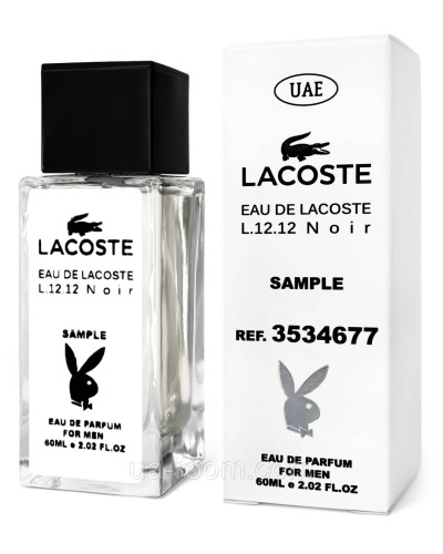 Тестер SAMPLE чоловічий Lacoste Eau De Lacoste L.12.12 Noir, 60 мл.