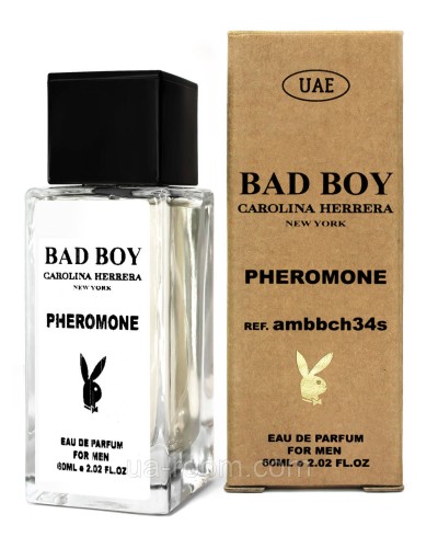 Тестер PHEROMONE мужской Carolina Herrera Bad Boy, 60 мл.