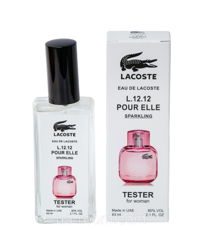 Тестер Жіночий Lacoste 12.12 Pour Elle Sparkling 63 мл (NEW)