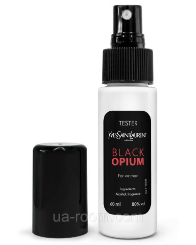 Тестер жіночий Yves Saint Laurent Black Opium, 60мл. K-109