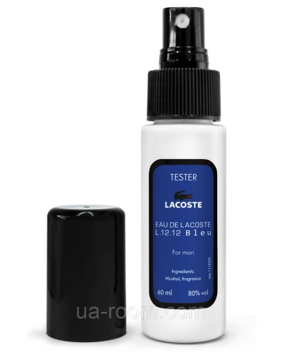 Тестер чоловічий Lacoste Eau De Lacoste L.12.12 Bleu 60 мл. K-326