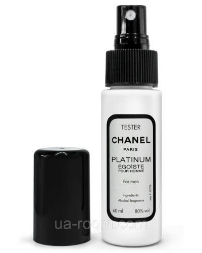 Тестер мужской Chanel Egoiste Platinum, 60 мл. K-308