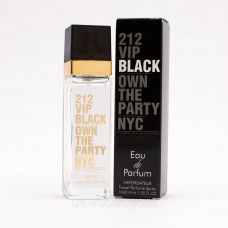 Тестер чоловічий Carolina Herrera 212 Vip Black Own the PArty NYC men, 40 мл