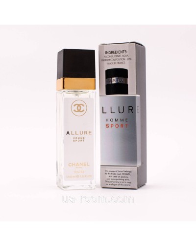 Тестер чоловічий Chanel Allure Homme Sport, 40мл.