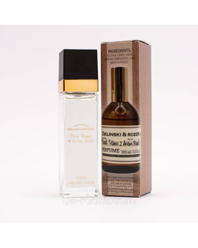 Тестер унісекс Zielinski & Rozen Black Pepper & Amber, Neroli, 40 мл