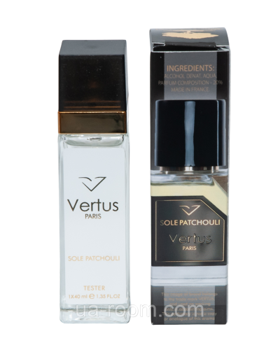 Тестер унісекс Vertus Sole Patchouli, 40 мл.