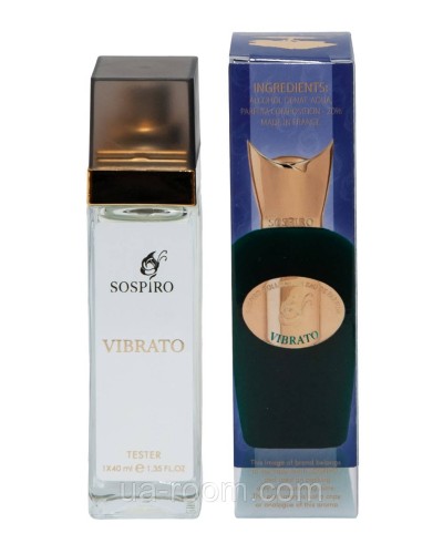 Тестер унисекс Sospiro Perfumes Vibrato, 40 мл.