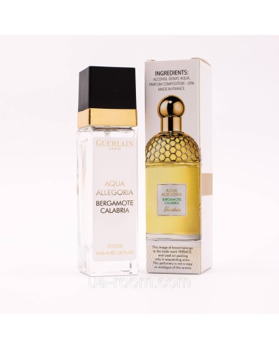 Тестер жіночий Guerlain Aqua Allegoria Bergamote Calabria, 40 мл