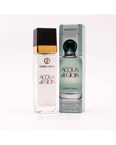 Тестер жіночий Giorgio Armani Aqua di Gioia, 40 мл.