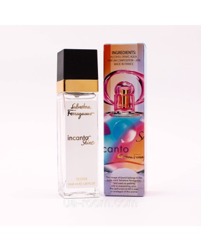 Тестер жіночий Salvatore Ferragamo Incanto Shine, 40мл.