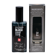 Тестер чоловічий Carolina Herrera 212 Vip Black Own the PArty NYC men, 65 мл