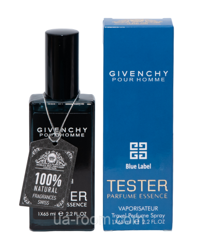 Тестер чоловічий Givenchy Blue Label, 65мл.