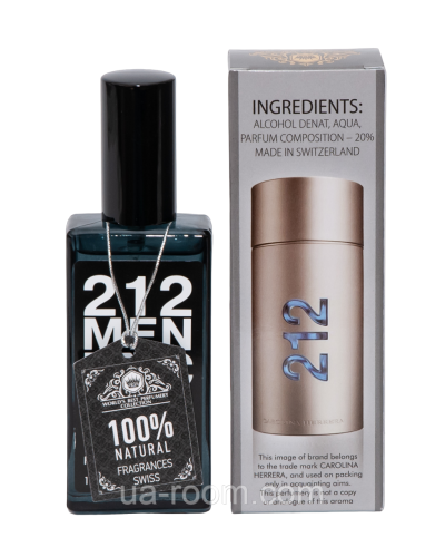 Тестер чоловічий Carolina Herrera 212 Men, 65 мл.