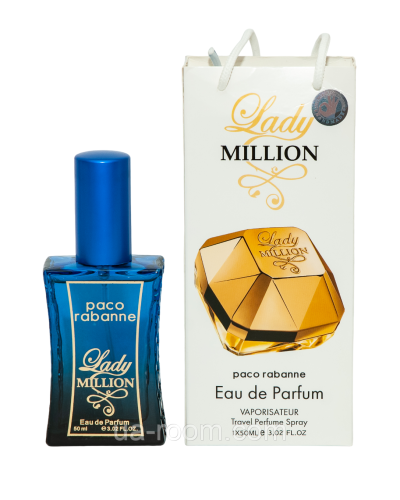 Тестер жіночий Paco Rabanne Lady Million, 50мл, сумка.