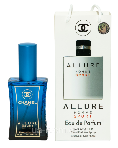 Тестер чоловічий Chanel Allure Homme Sport, 50мл, сумка.