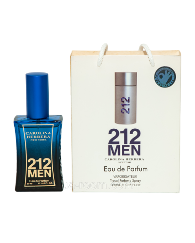 Тестер чоловічий Carolina Herrera 212 Men, 50 мл, сумка.