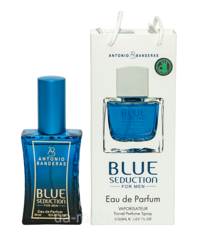 Тестер чоловічий Antonio Banderas Blue Seduction for Men, 50мл, сумка.