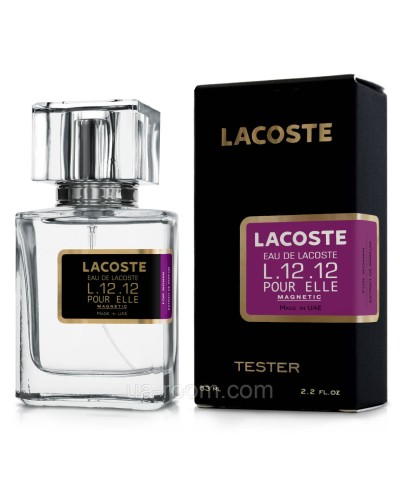 Тестер жіночий Lacoste L.12.12 Pour Elle Magnetic 63 мл.