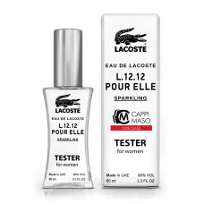 Тестер женский LUXE CLASS Lacoste Eau De L.12.12 Pour Elle Sparkling, 60 мл.