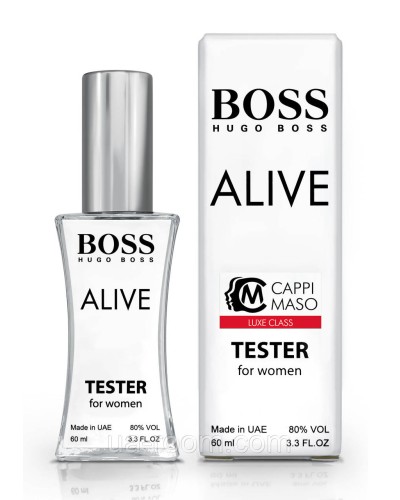 Тестер женский LUXE CLASS Hugo Boss Boss Alive, 60 мл.