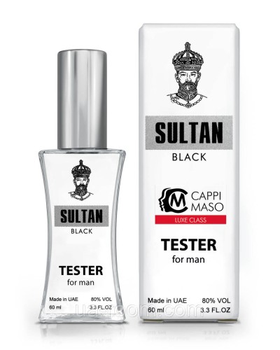 Тестер мужской LUXE CLASS Sultan Black, 60 мл.