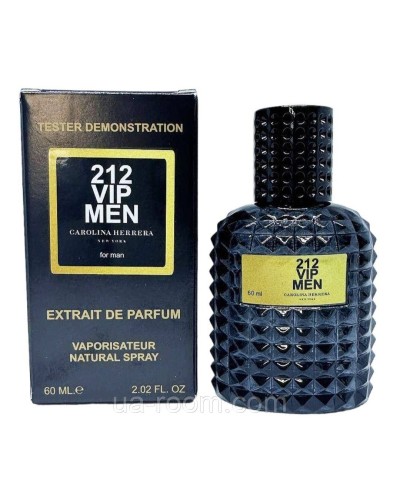 Тестер мужской Carolina Herrera 212 Vip Men, 60 мл.