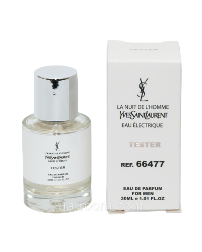 Тестер чоловічий Yves Laurent La Nuit De L'Homme Eau Electrique, 30 мл.