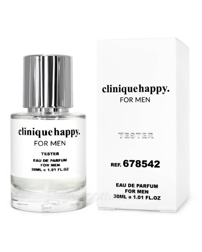 Тестер чоловічий Clinique Happy For Men, 30 мл.