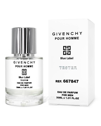 Тестер чоловічий Givenchy Blue Label Pour Homme, 30мл.